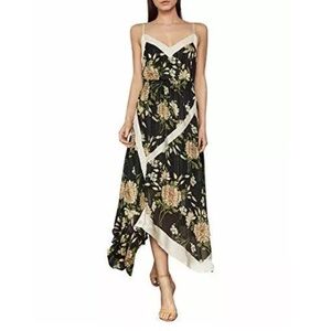 BCBGMaxAzria Garden Floral Handkerchief Dress Sz 4